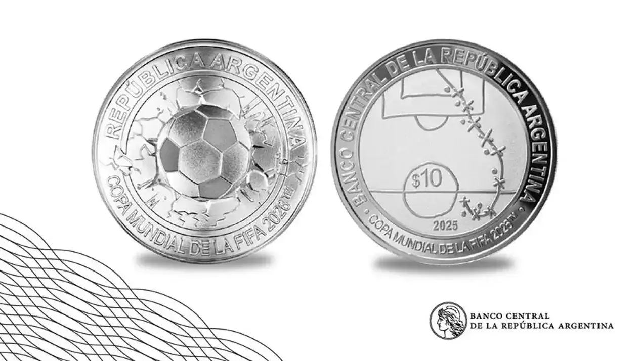 El comunicado destacó que Argentina participa por sexta vez en el Programa Internacional de Monedas Conmemorativas de la Copa Mundial de la FIFA.