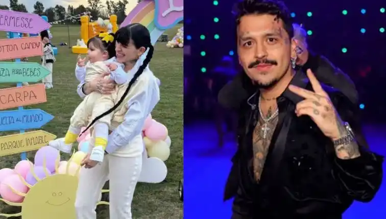 Las fotos del festejo de cumpleaños de Inti, la hija de Cazzu y Christian Nodal
