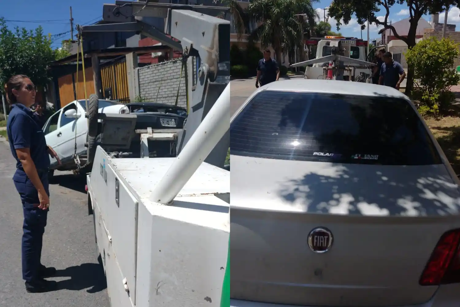 Secuestraron tres vehículos en estado de abandono en la vía pública
