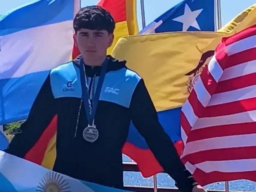 Bruno Benigno, joven palista santafesino de 17 años.