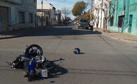 Se encuentra internado en estado delicado un joven accidentado en la esquina de Rodríguez y Montevideo