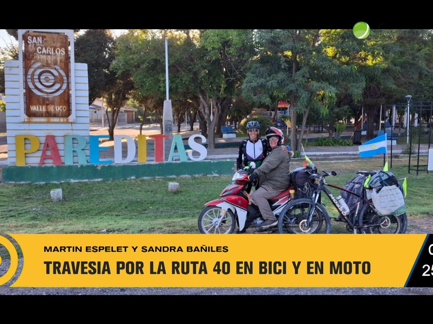 Tandilenses siguen su travesía por la Ruta 40