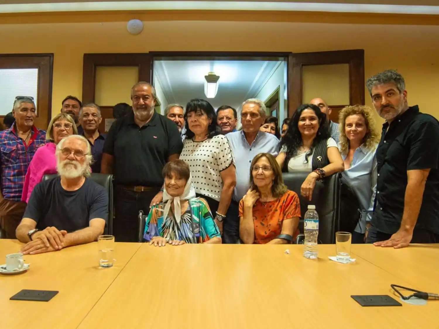 La referente de Madres de Plaza de Mayo fue recibida por miembros del Consejo Directivo cegetista.