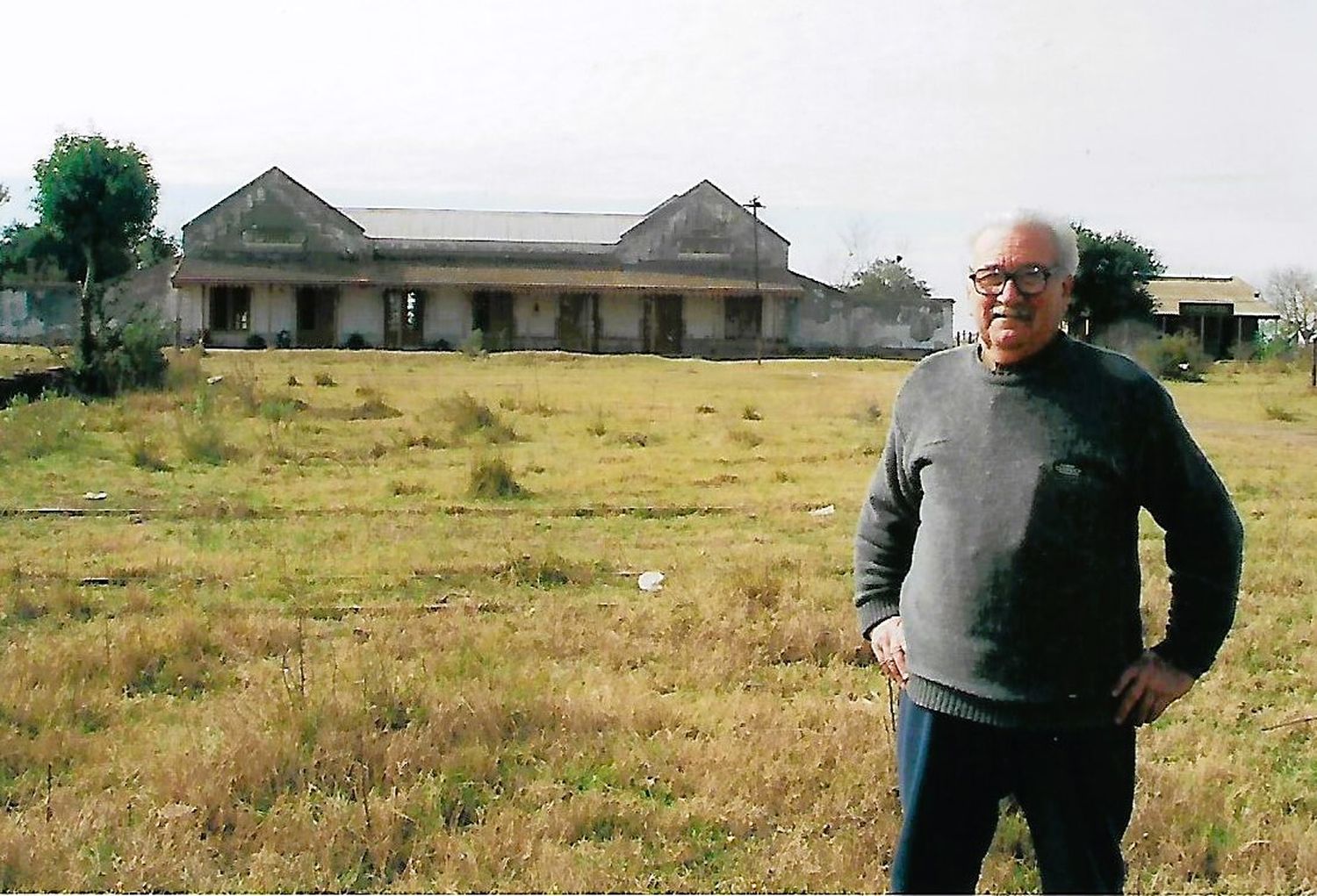 Alceo Santecchia en Frontera, fotografiado durante la entrevista en 2004 (Archivo Gráfico y Museo Histórico)