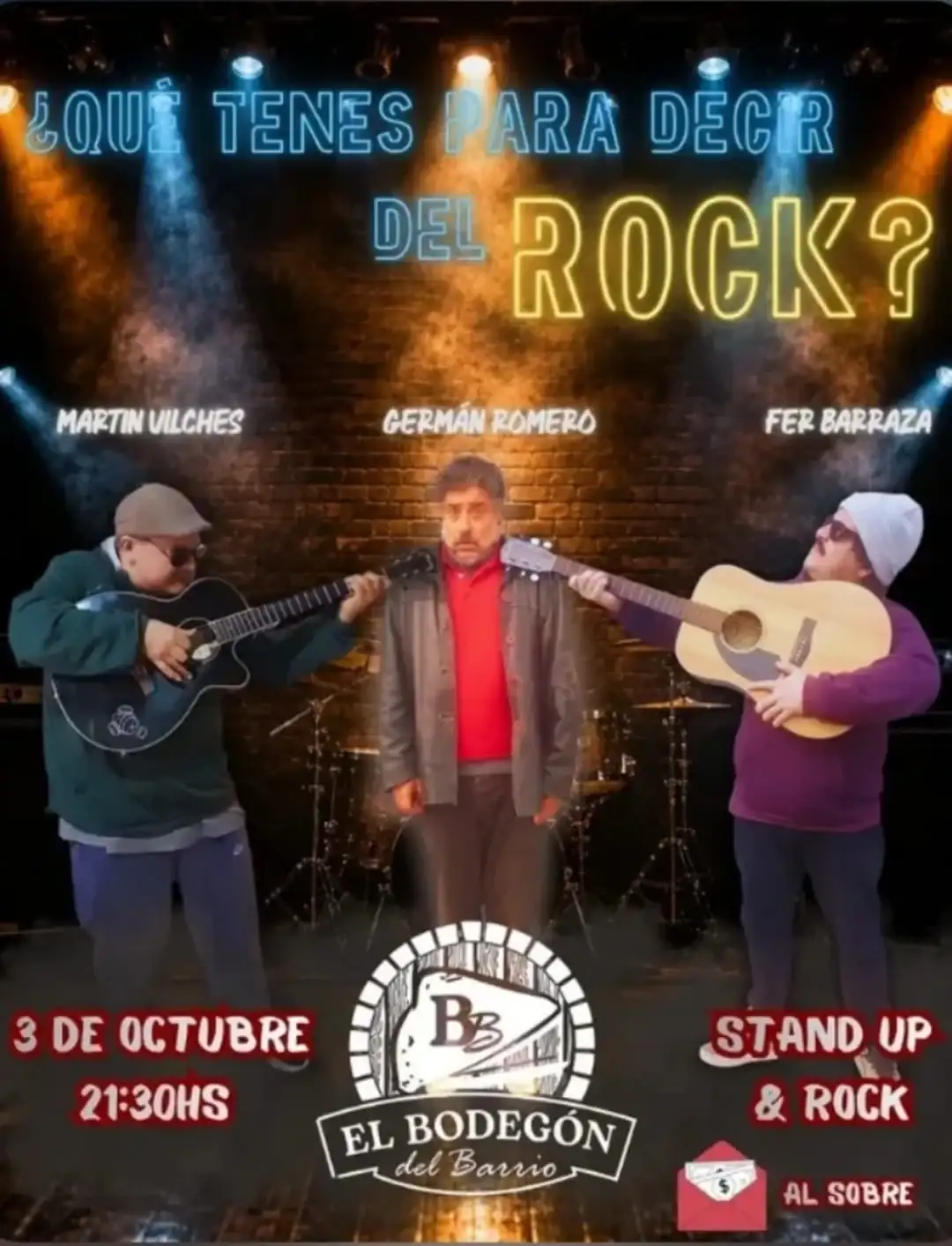Show de stand-up y música