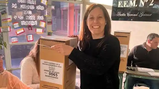 Analía Balaudo, candidata a senadora provincial por La Libertad Avanza.