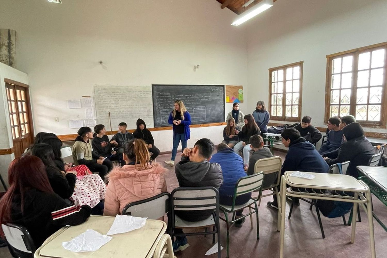 Dictaron un taller de prevención del bullying en la Escuela Pablo Haedo