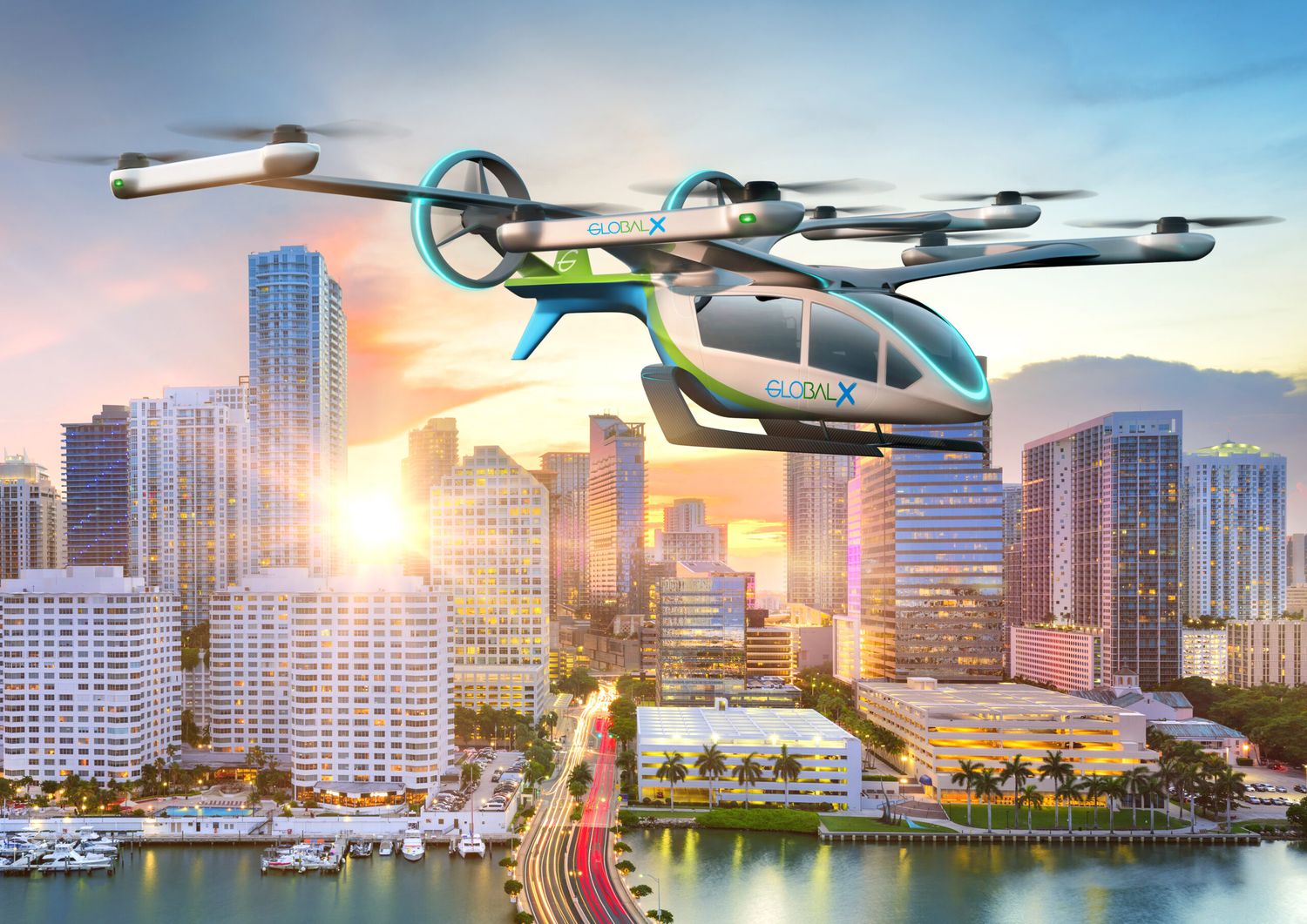 GlobalX firma una carta de intención por 200 eVTOL con Eve de Embraer