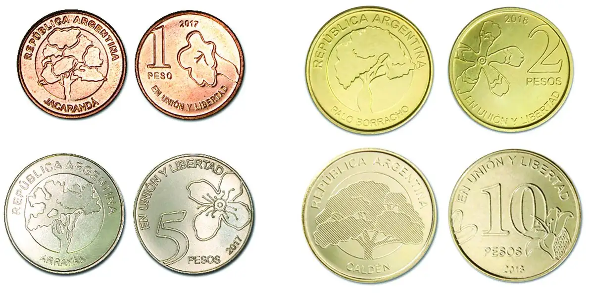 Cómo son las nuevas monedas de $10 y $2 que lanzó el Banco Central