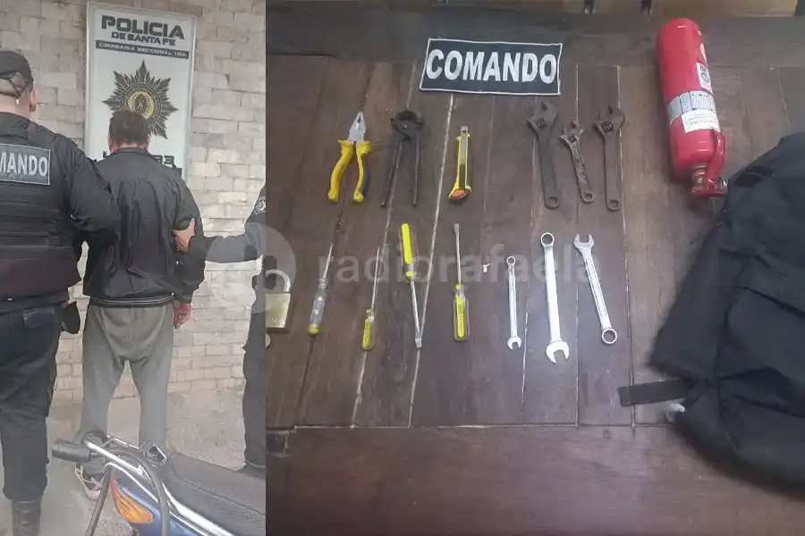 Le reventaron la luneta del auto a un párroco de la ciudad y le robaron varias herramientas