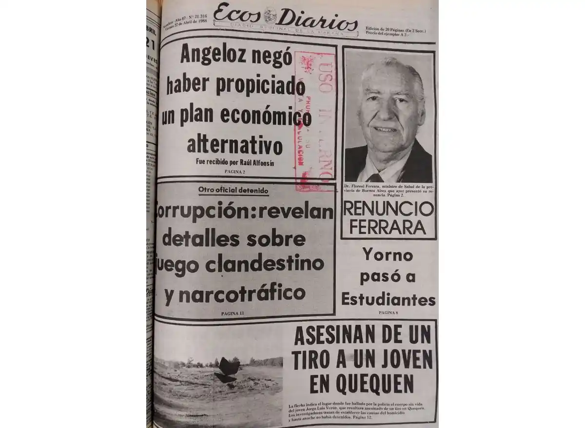 Viernes 22 de abril de 1988