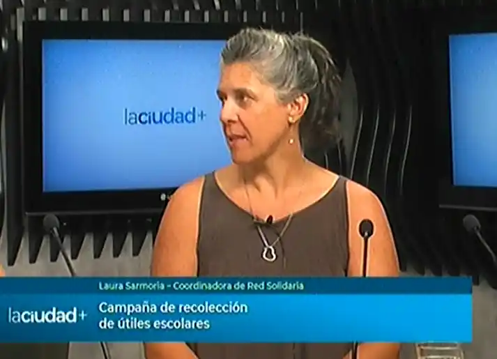 Laura Sarmoria: Campaña de recolección de útiles escolares por Red Solidaria | La Ciudad