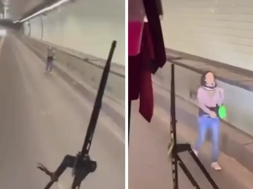 La secuencia fue subida a redes este sábado 30 de agosto.