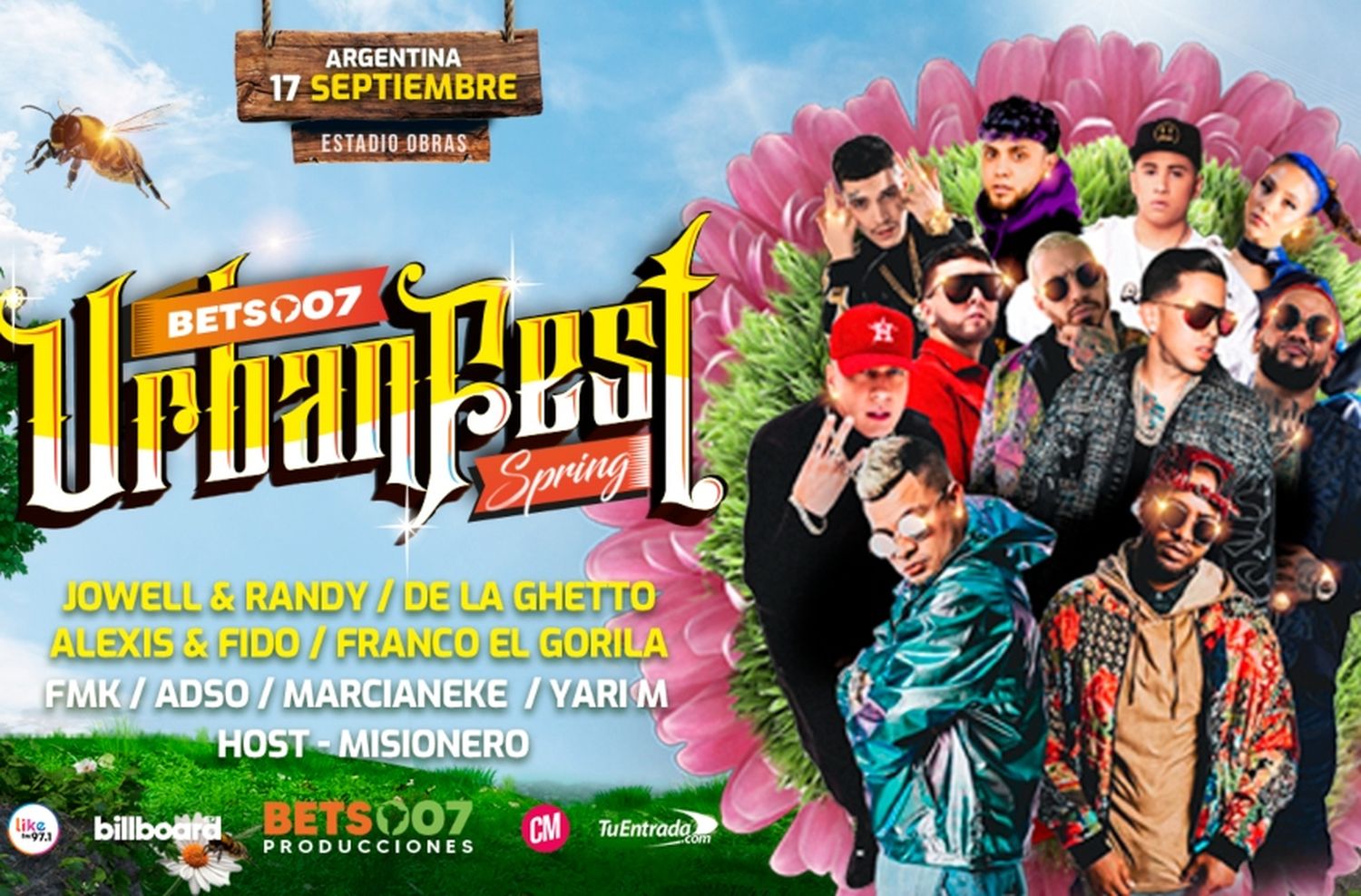 Bets 007 urban fest en Argentina