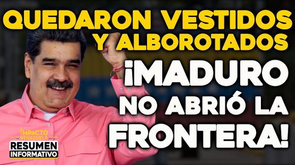 VIDEO – NOTICIAS IMPACTO VENEZUELA – ¡LA FRONTERA SIGUE CERRADA! Retiran dos contenedores del puente en Ureña