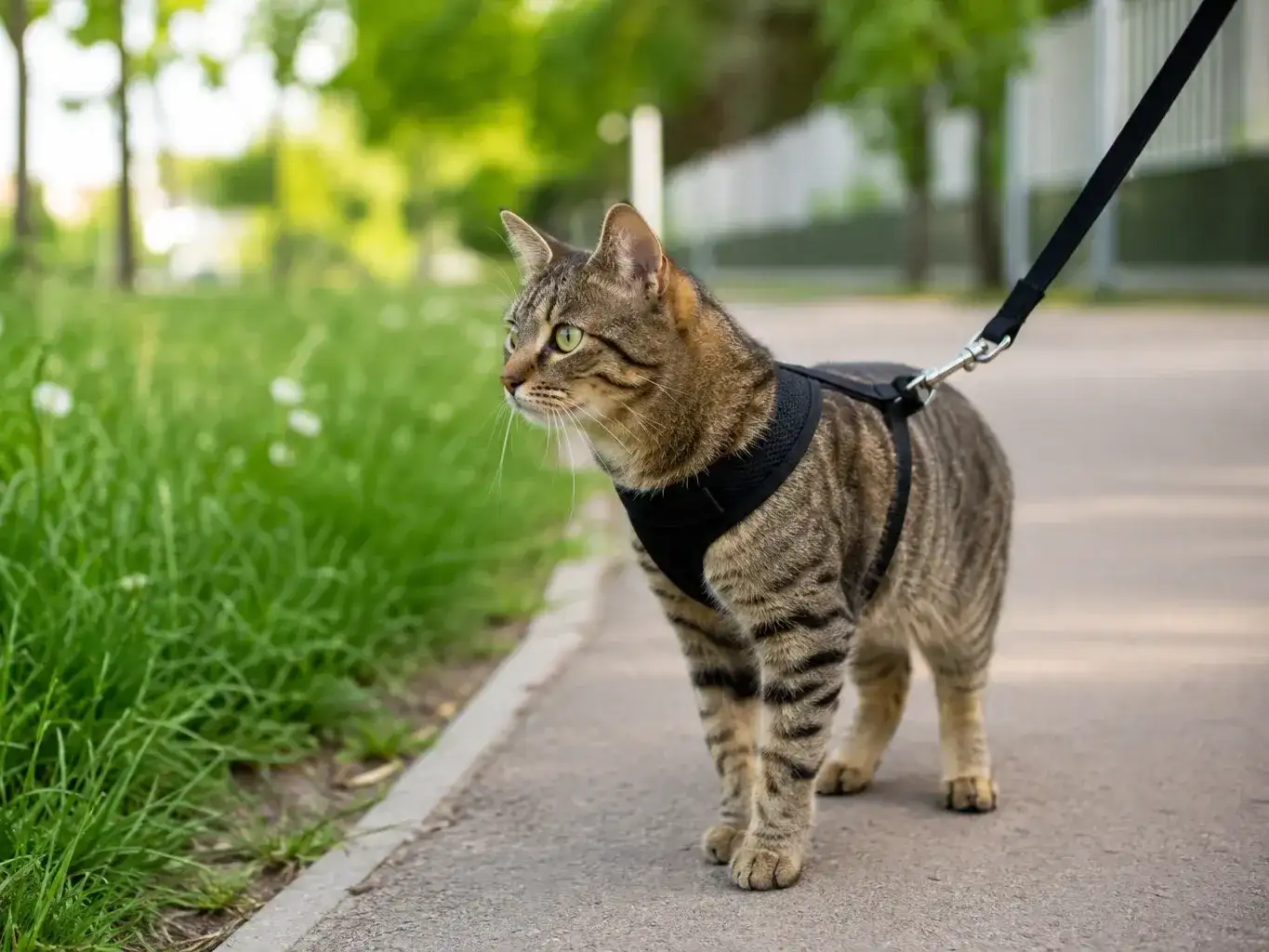 Veterinarios recomiendan paseos supervisados para mejorar el bienestar de los gatos.
