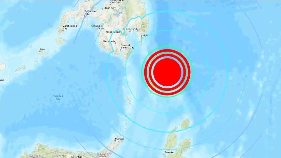 Terremoto de magnitud 7 sacude las costas de Filipinas