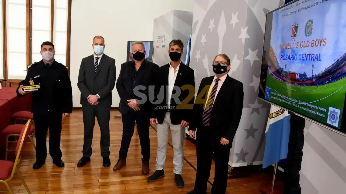 La Provincia presentó el operativo de seguridad para el clásico rosarino de fútbol