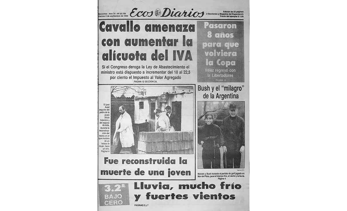 Viernes 2 de septiembre de 1994