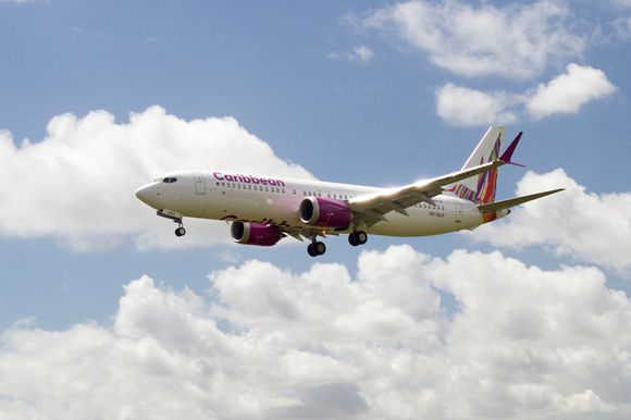 Caribbean Airlines estrenó su Boeing 737-8 en América del Sur