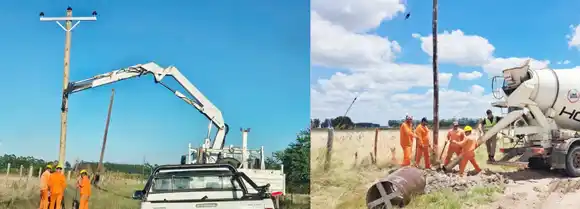 Trabajan en una obra clave para el desarrollo productivo y el arraigo rural en el norte entrerriano