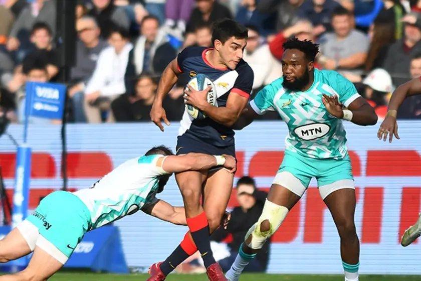 Los Pumas cayeron de locales ante Sudáfrica en la previa al Mundial de rugby