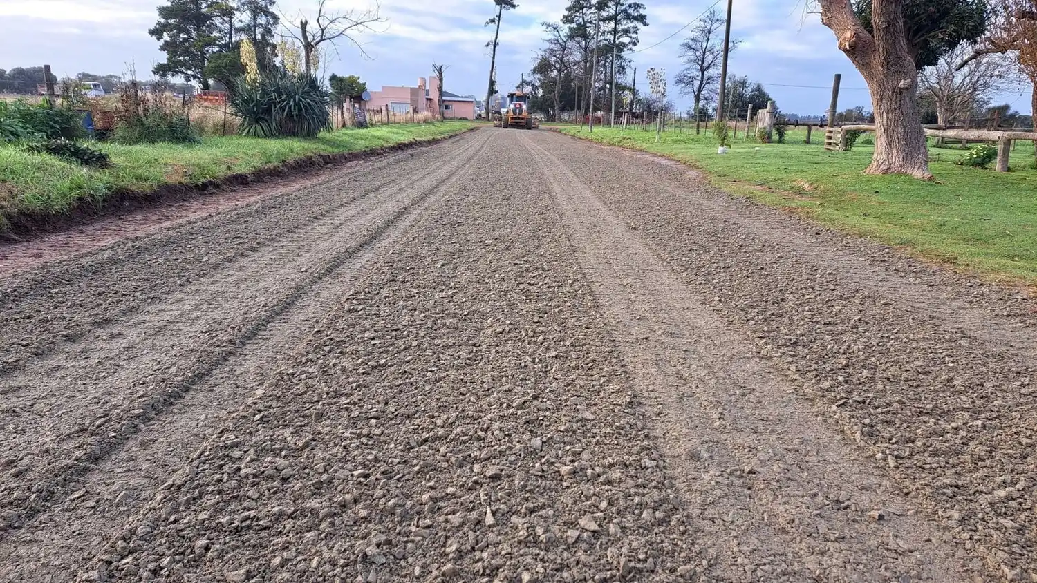 Mantenimiento. De calles en el barrio Villa Ercilia