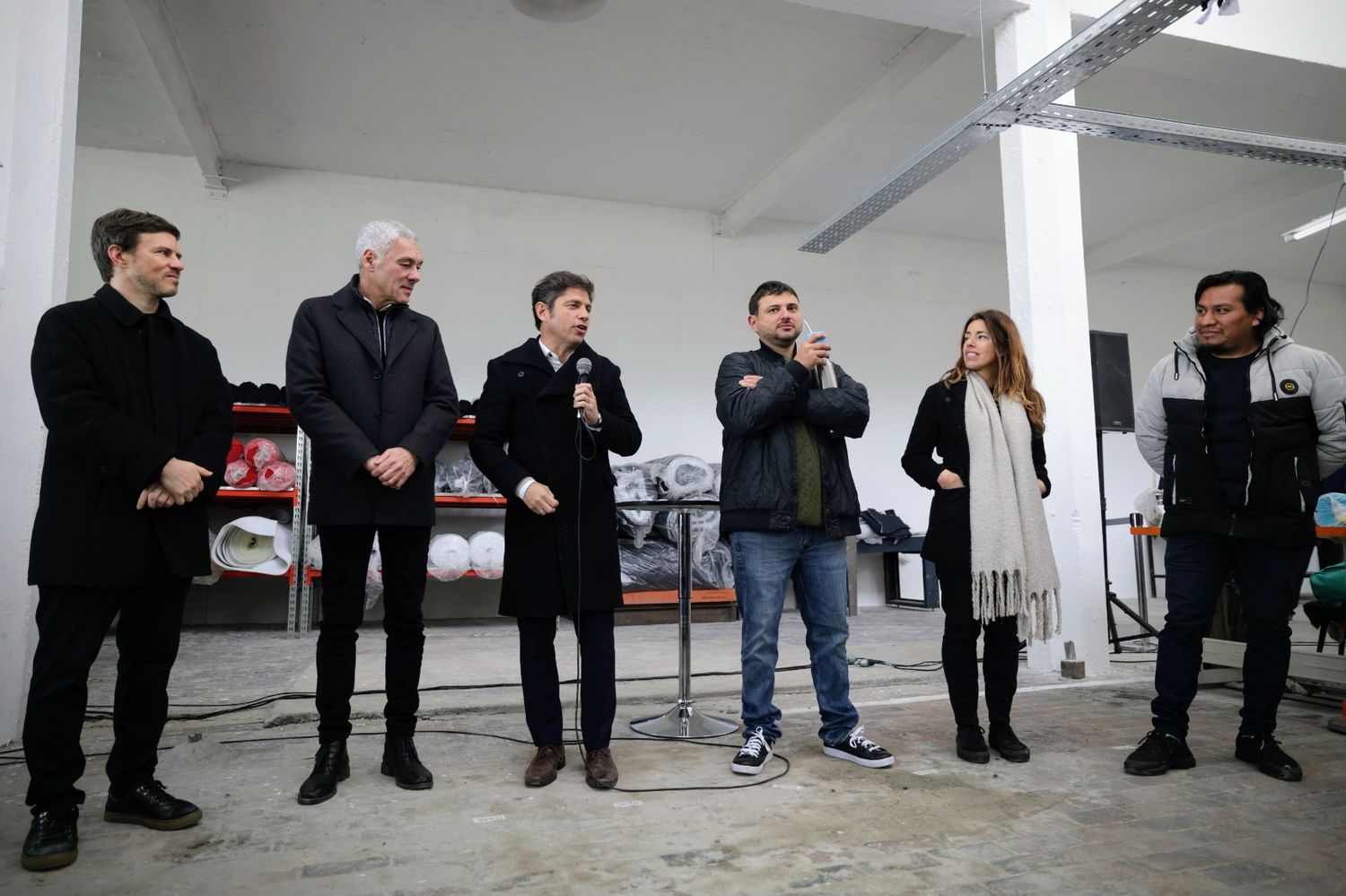 Rumbo a las PASO, Kicillof se mostró por primera vez con Grabois: recorrieron una cooperativa textil de Berisso