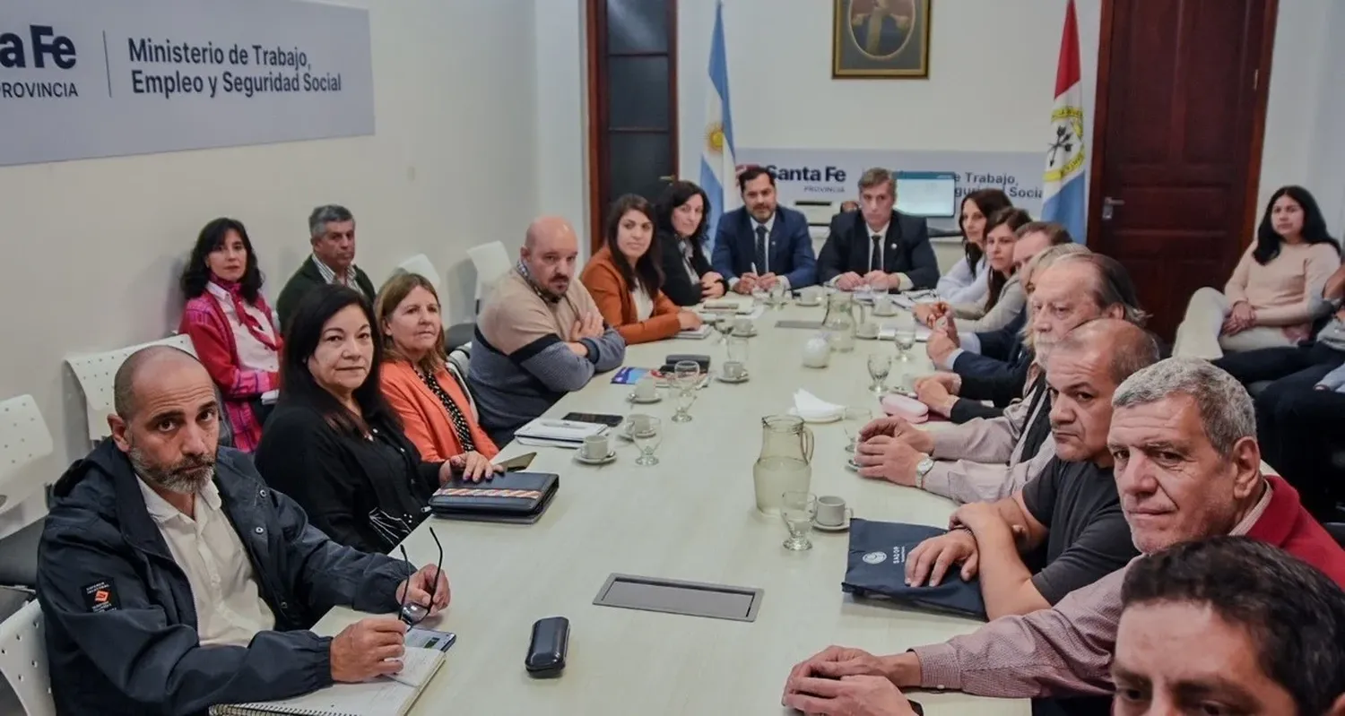 La reunión paritaria se llevó a cabo en la tarde de este miércoles en la sede del Ministerio de Trabajo provincial.