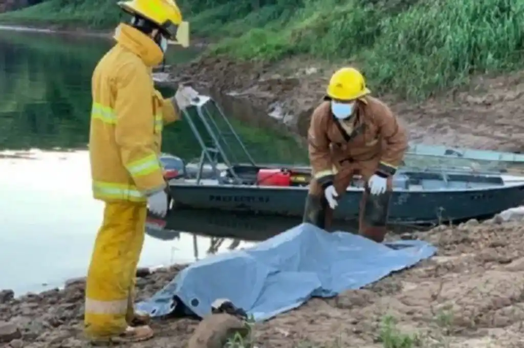 Hallaron el cadáver de un joven en aguas del río Carcarañá