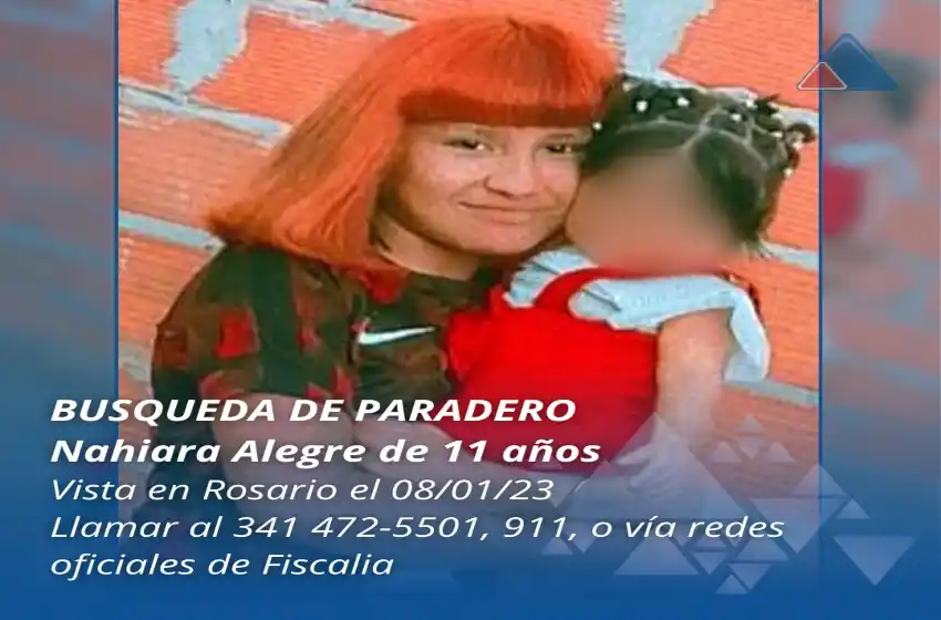 Buscan a una nena de 11 años que desapareció en Rosario