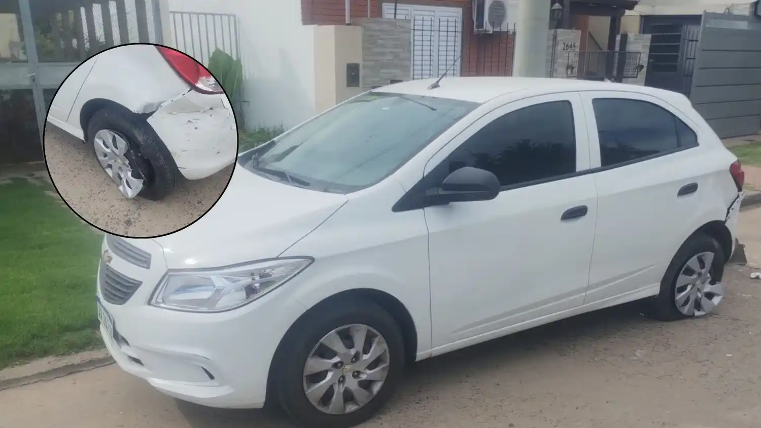 El conductor que embistió dos automóviles que se hallaban estacionados carecía de licencia de conducir y seguro.