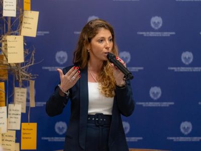 Sofía Galnares destacó el alcance del programa Nido a la espera de un nuevo sorteo