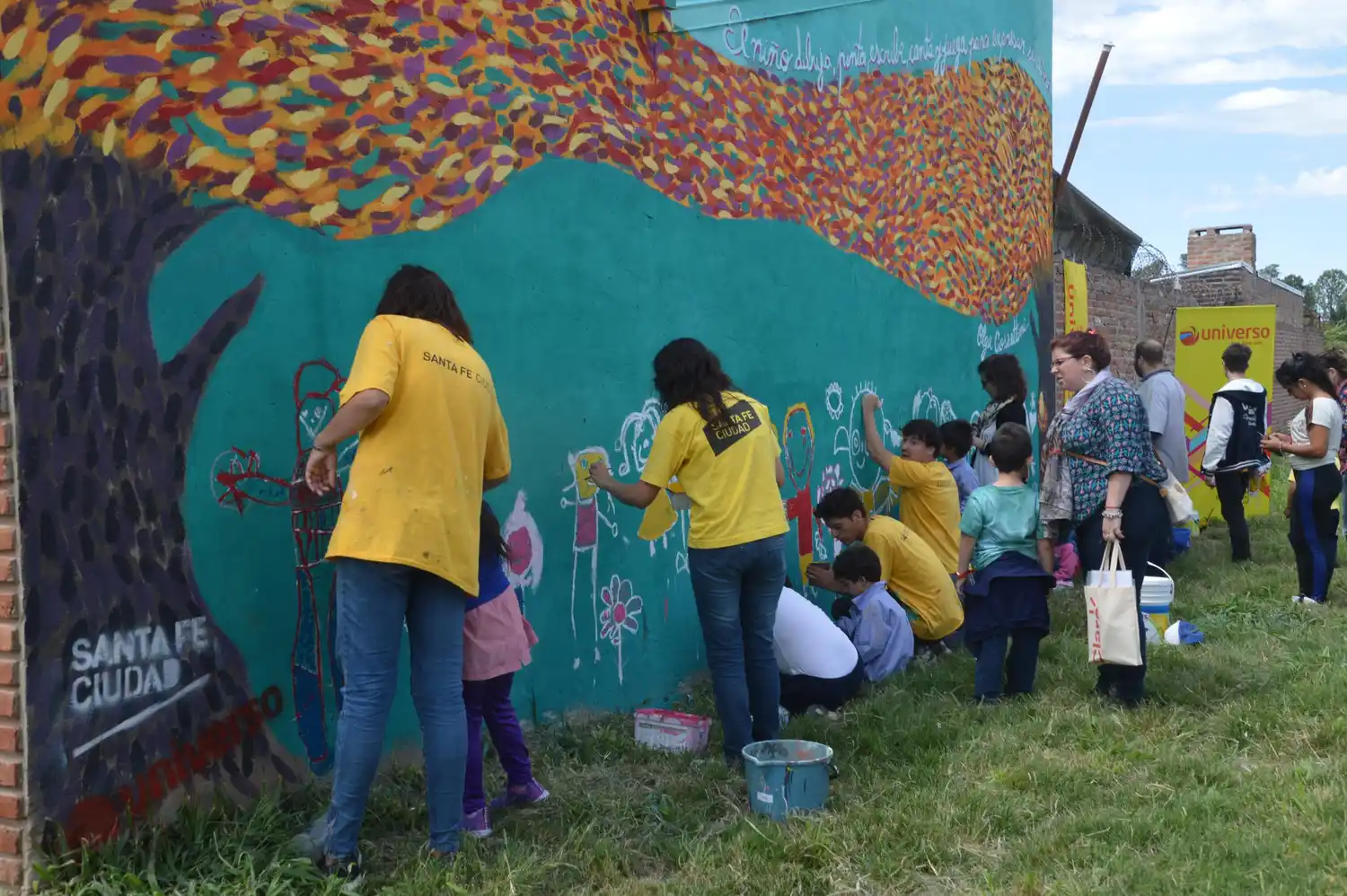 Un mural para las hermanas Cossettini