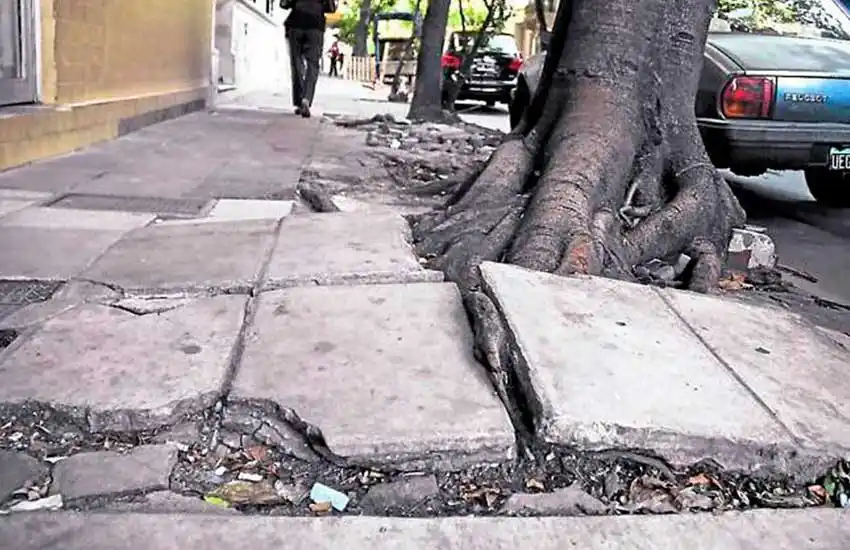 Lanzan un plan de reparación de veredas y arranca la puesta a punto de las calles rosarinas