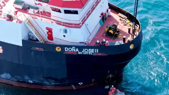 LLEGA BUQUE para actualizar datos sobre producción de gas en empresa conjunta con Trinidad y Tobago