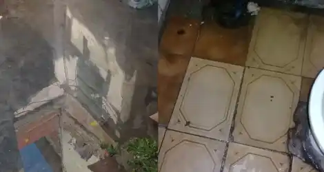 Vecinos de Martín Fierro al 700 desesperados por cañerías tapadas