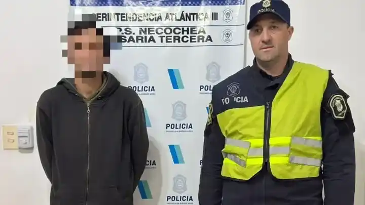 El joven fue detenido