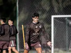 Taborda volvió a entrenar con Platense bajo las órdenes del Kily González