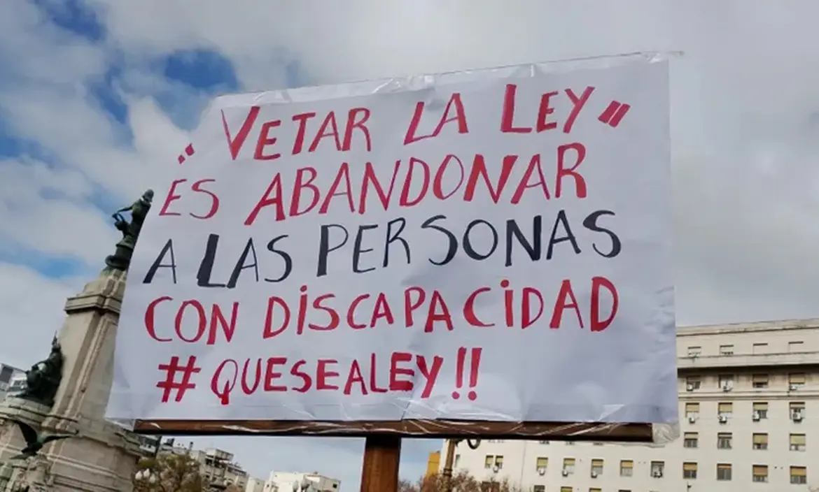 Discapacidad: el Gobierno promulgará la ley, pero por ahora no la aplicará