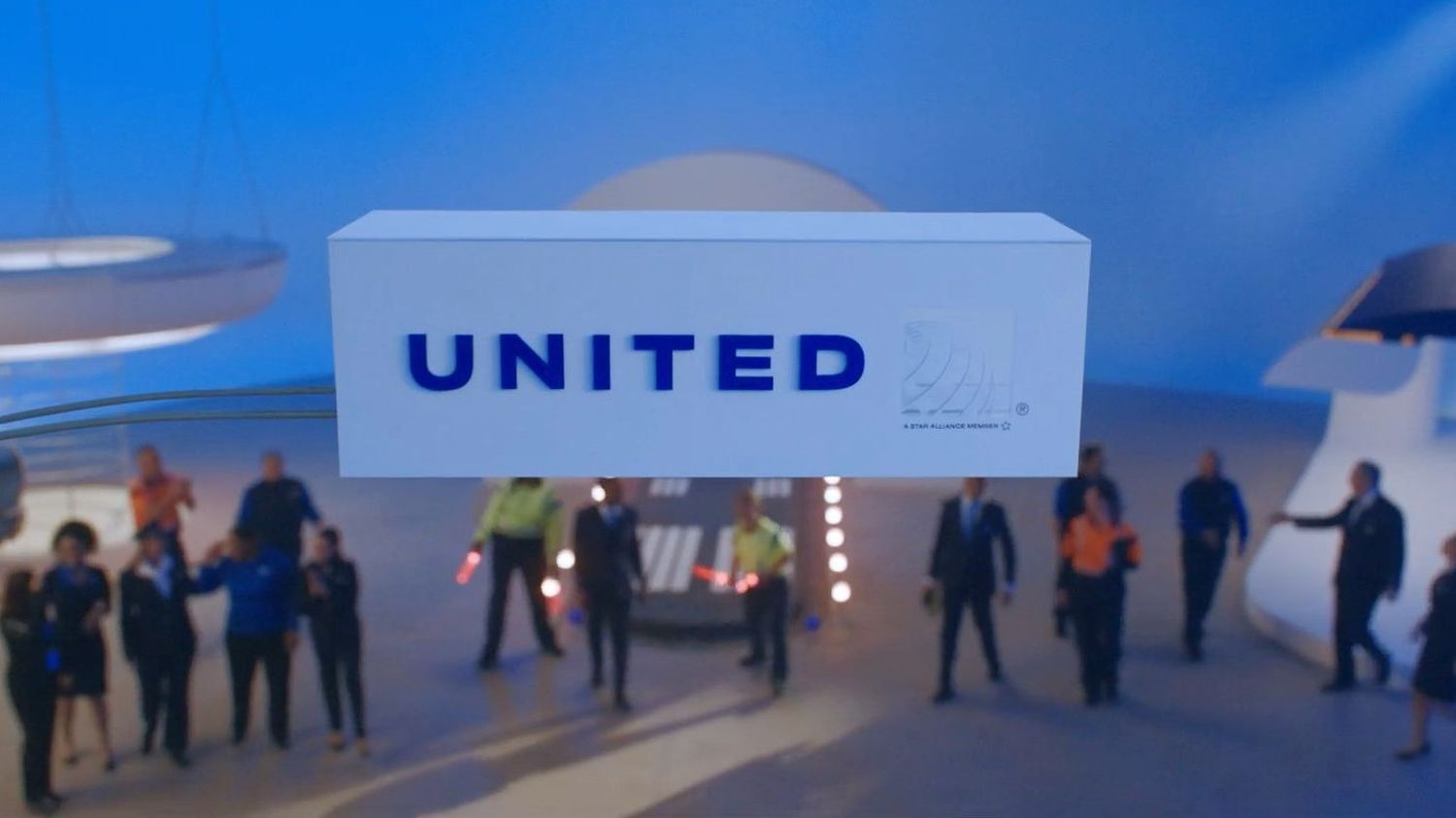 United Airlines Unveils New Safety Video with Sequential Reaction Machine