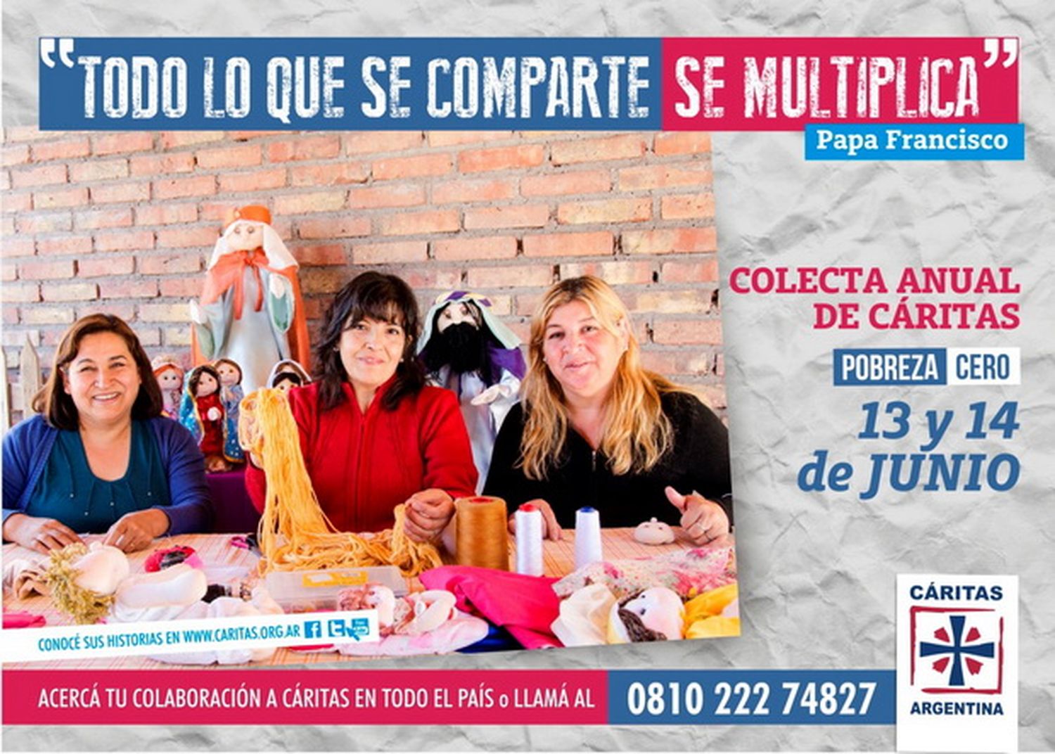 Cáritas te necesita