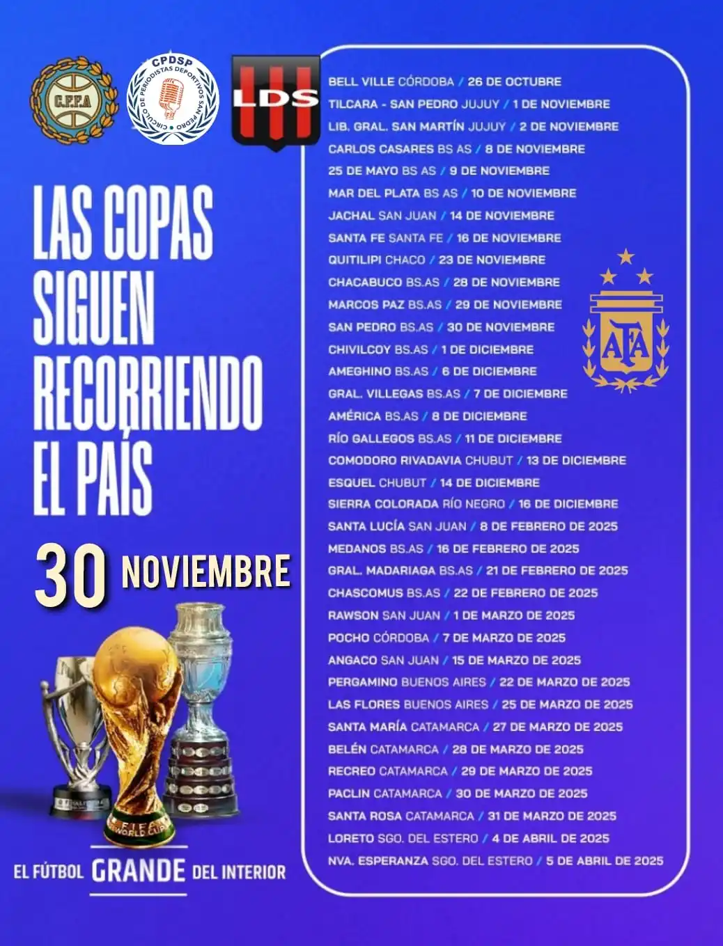 Las tres copas llegan a San Pedro - 1