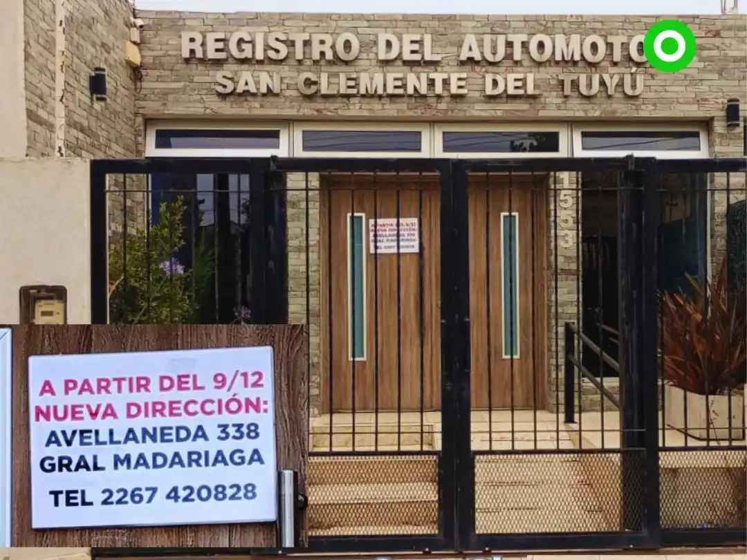 Cerró el Registro del Automotor en San Clemente y los vecinos de La Costa deberán viajar casi 100 km para hacer trámites