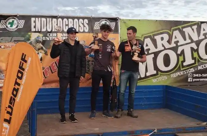 Cassiano Barrios volvió a destacarse en el Endurocross Entrerriano en Gral. Galarza