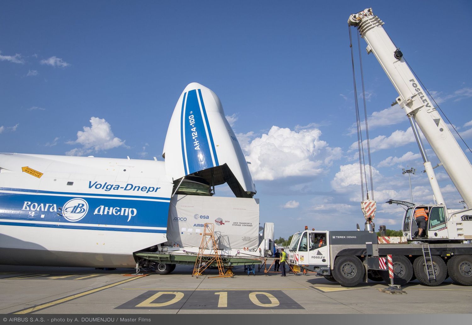 Airbus realiza los últimos preparativos en la sonda espacial que explorará Júpiter y sus lunas