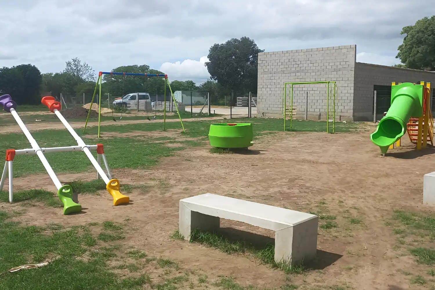 La plaza de La Tosquera, ubicada al lado del Centro Municipal Marcelina Suárez.