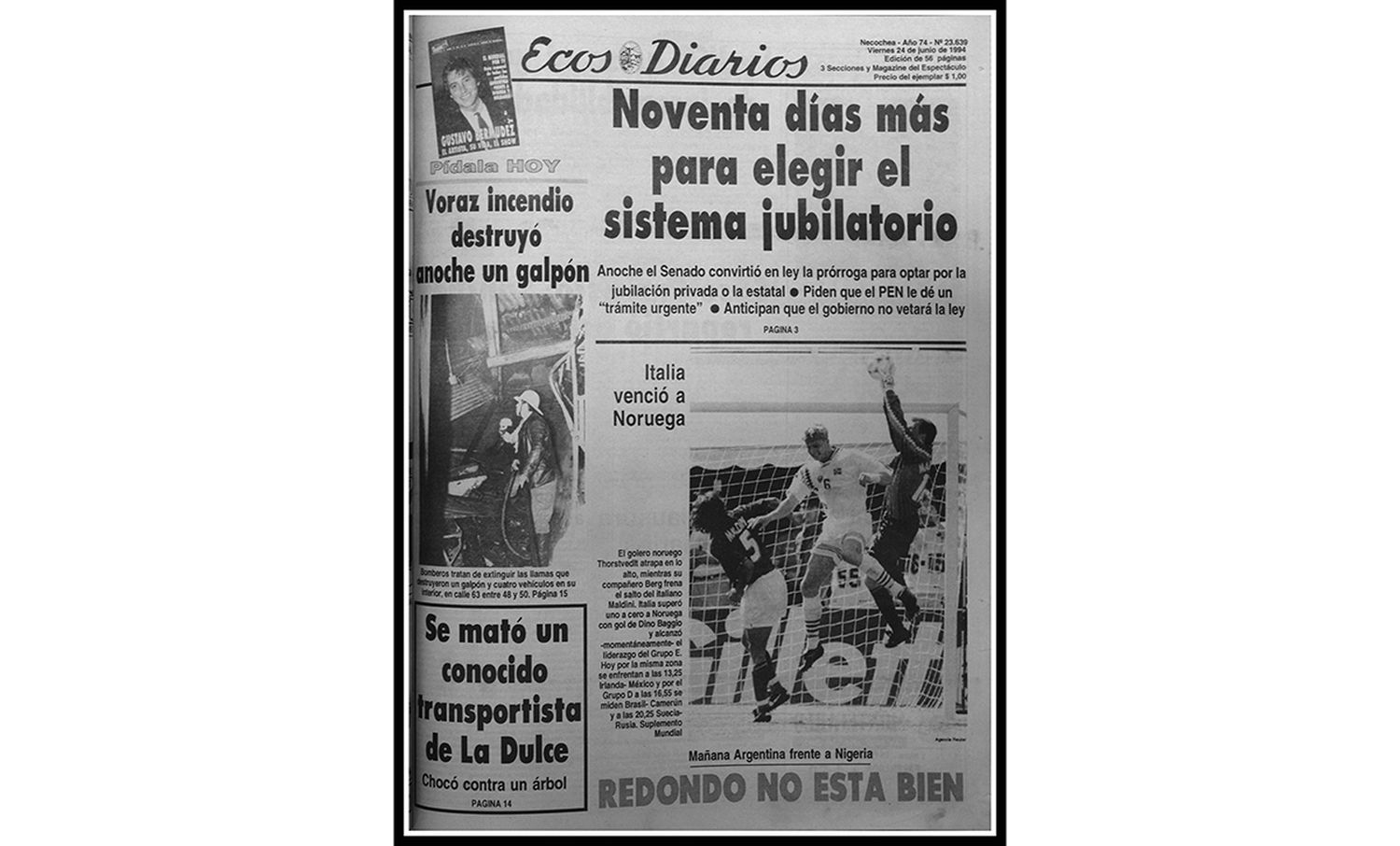 Viernes 24 de junio de 1994