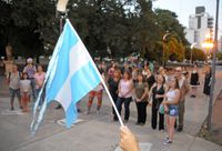 Vecinos volvieron a manifestarse contra el pase sanitario
