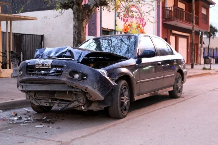 Lo chocaron estacionado